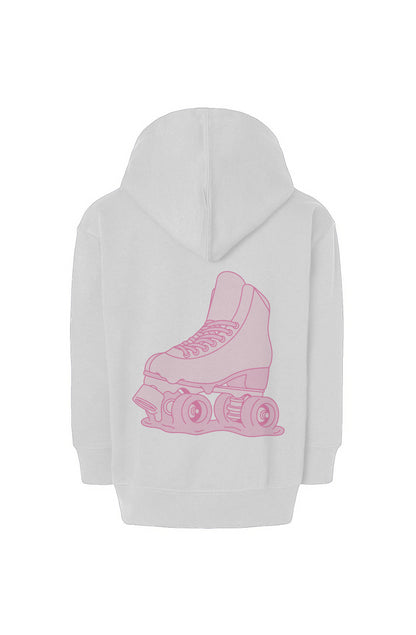 White Toddler Hoodie / Stereo and Skate