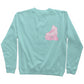 Sweatshirt Mint / Logo skate back