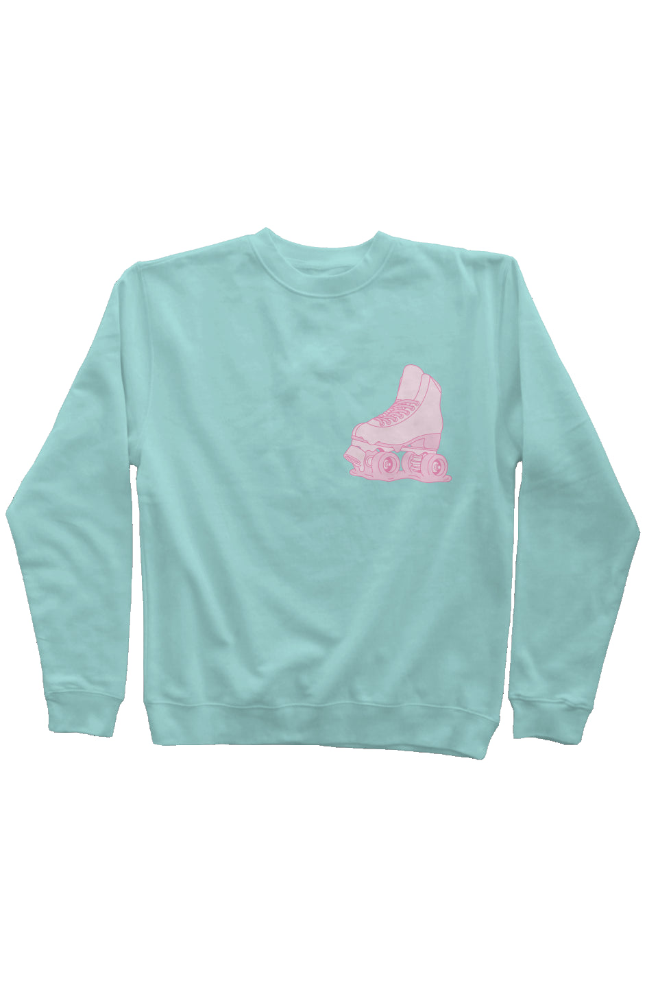 Sweatshirt Mint / Logo skate back