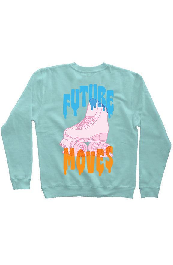 Sweatshirt Mint / Logo skate back