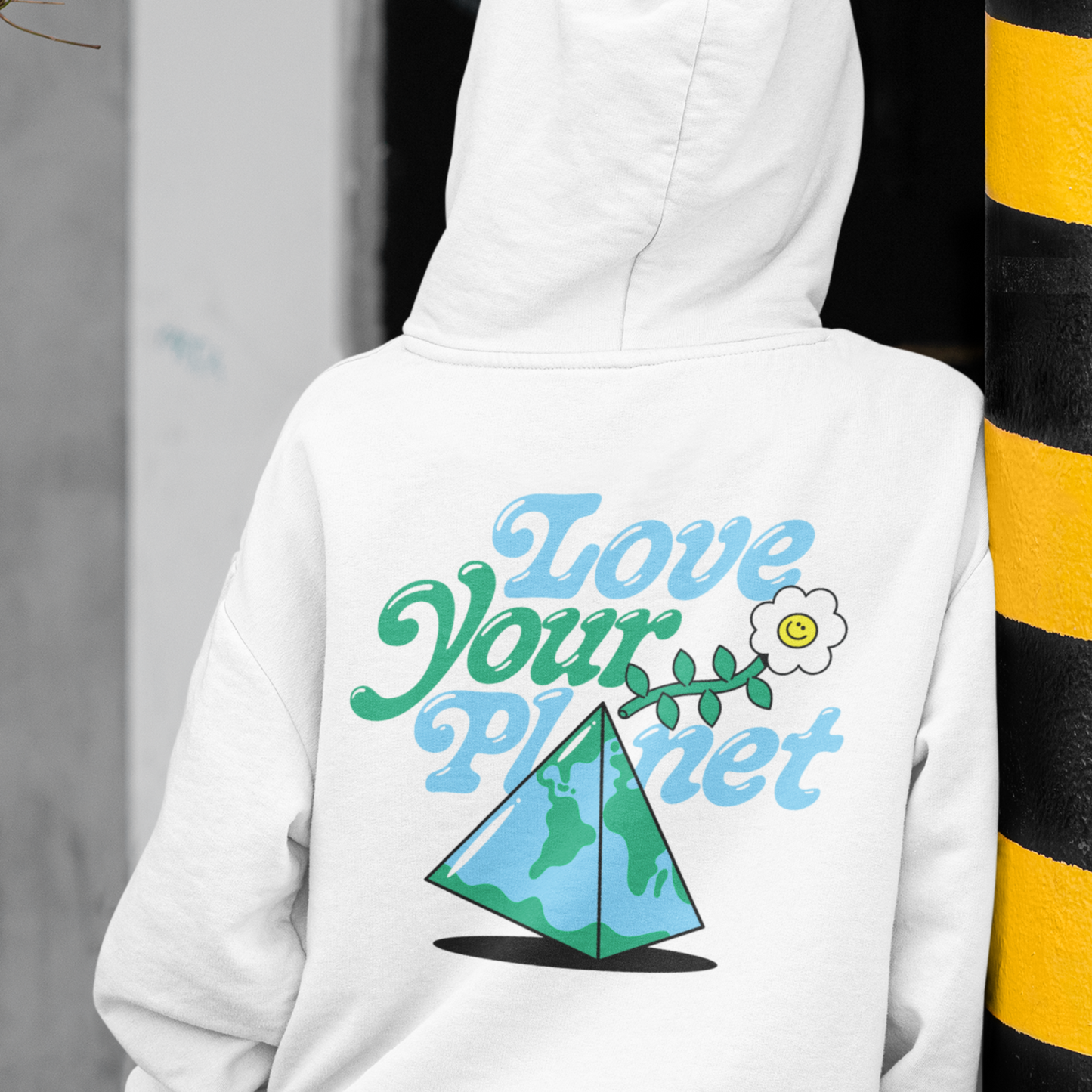 Love Your Planet - White Hoodie