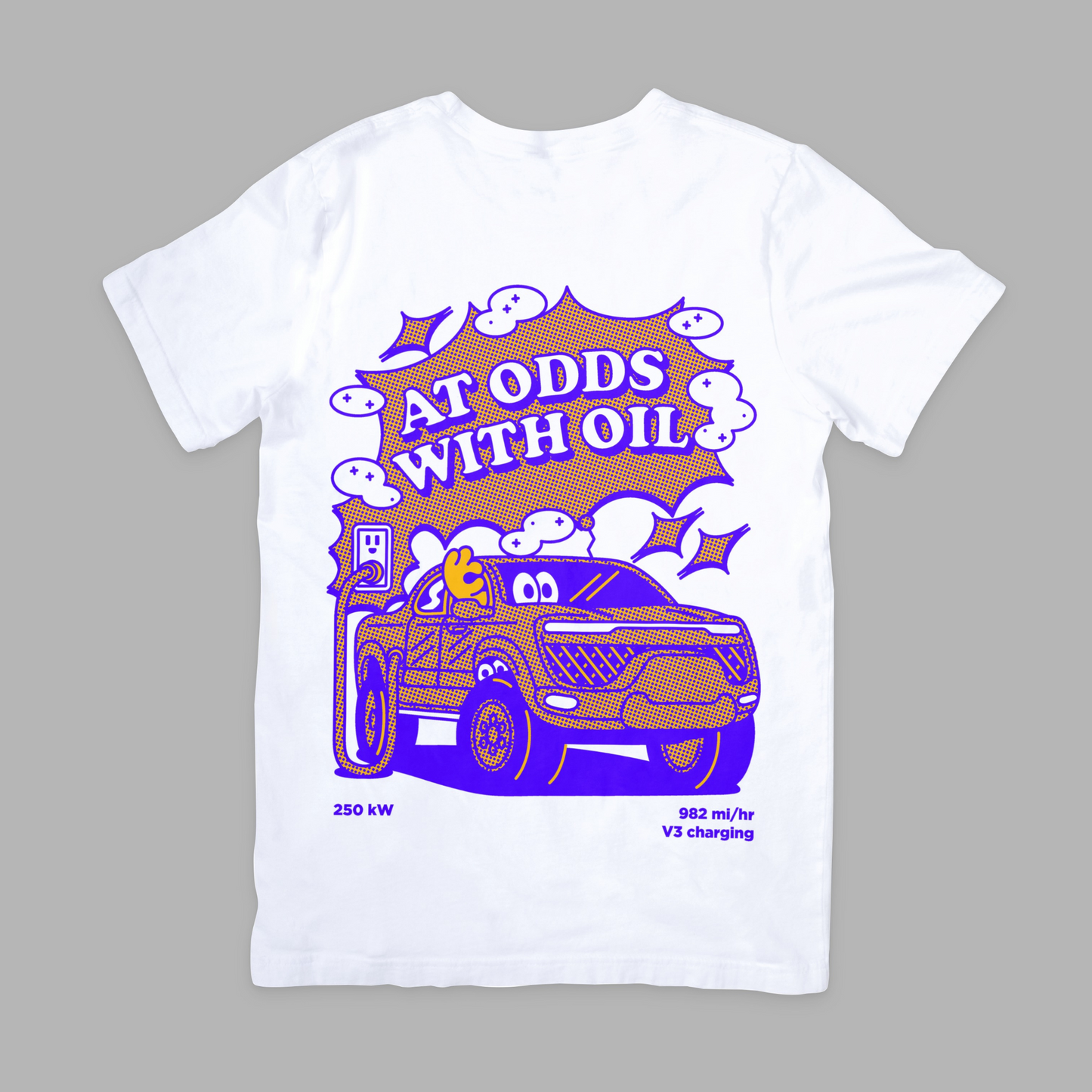 At Odds T-Shirt / Purple & Gold